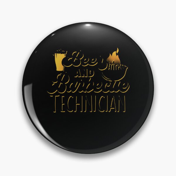Item preview, Beer and BBQ technician graphic shirt designed and sold by TipTopTapo.