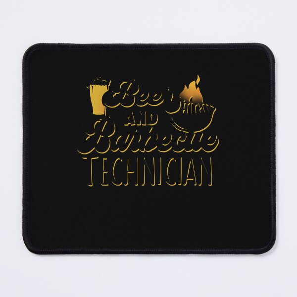 Item preview, Beer and BBQ technician graphic shirt designed and sold by TipTopTapo.