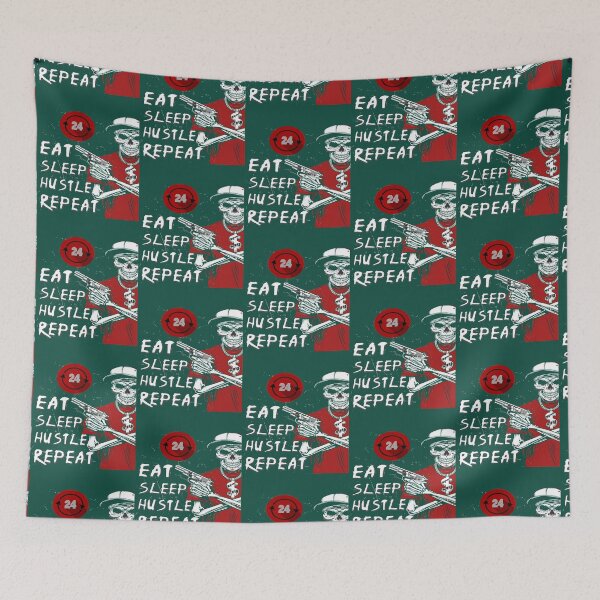 Item preview, Eat, Sleep, Fall, and Repeat designed and sold by WolfieeShops.