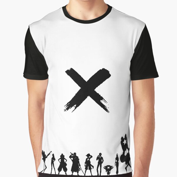 Item preview, One Piece: Mugiwara Crew Silhouette T-shirt designed and sold by Red50.