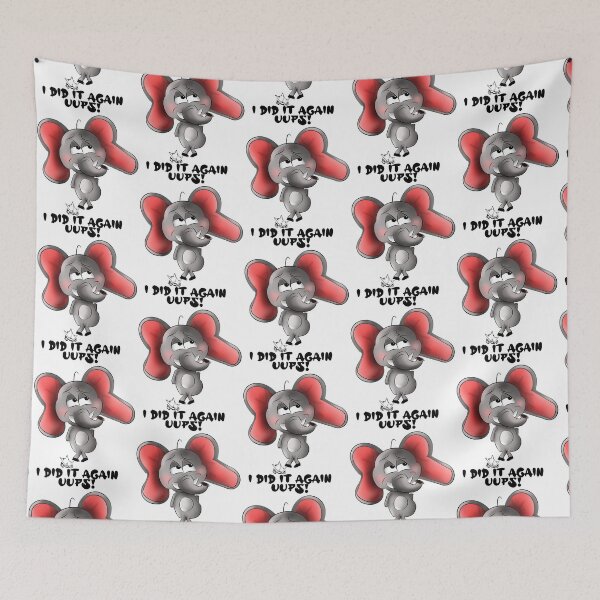 Item preview, elephant designed and sold by WolfieeShops.