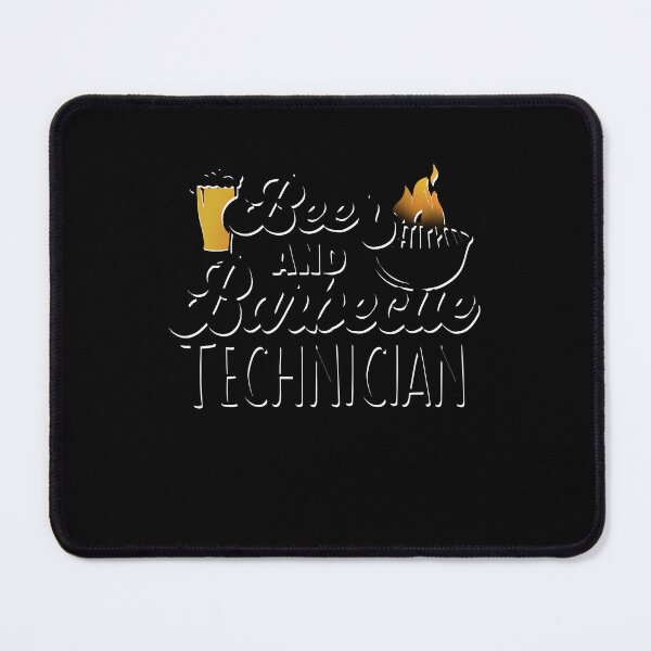 Item preview, Beer and BBQ technician graphic shirt designed and sold by TipTopTapo.