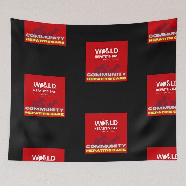 Item preview, World Hepatitis Day - Community Hepatitis Care designed and sold by pqrstshirts.