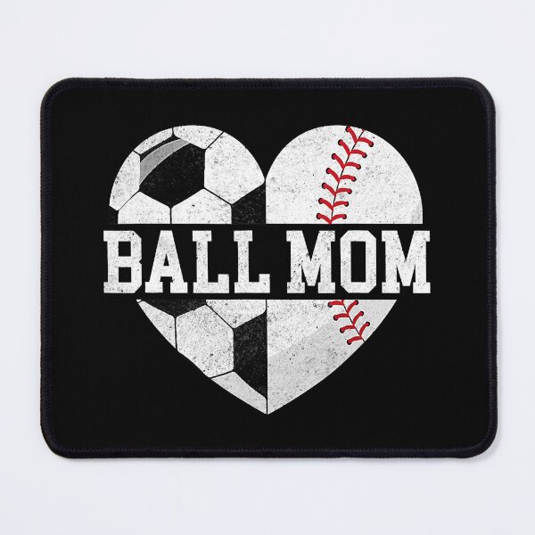 Item preview, Ball Mom Heart Funny Baseball Soccer Mom designed and sold by MichelSorour.