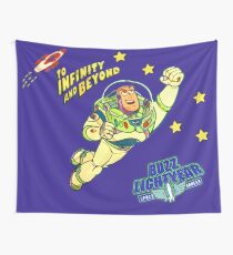 Andys 90'sToy Story Bed Replica Buzz Lightyear Wall Tapestry