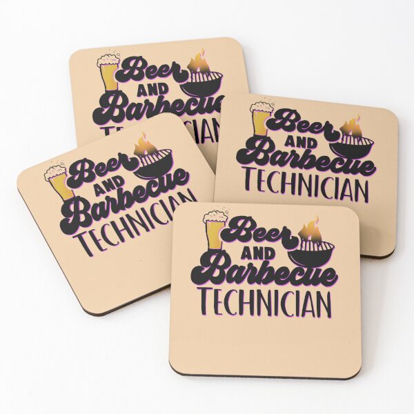 Item preview, Beer and BBQ technician graphic shirt designed and sold by TipTopTapo.