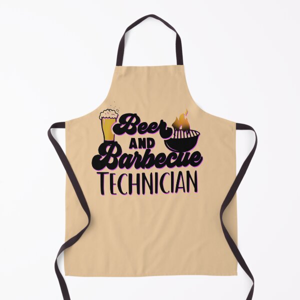 Item preview, Beer and BBQ technician graphic shirt designed and sold by TipTopTapo.