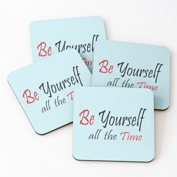 Item preview, Typography Be yourself all the time. designed and sold by ArtCreativeSACB.
