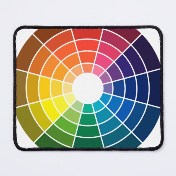 Colour wheel tints tones and shades Mouse Pad
