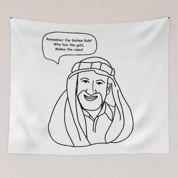 Item preview, Funny Saying Remember The Golden Rule designed and sold by Yeaha.