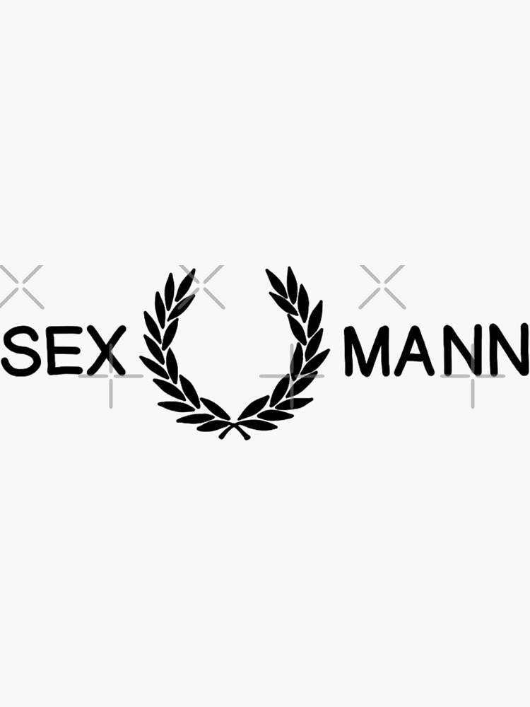 Sex Man Apparel Black Sticker For Sale By Doerpnation Redbubble 4211