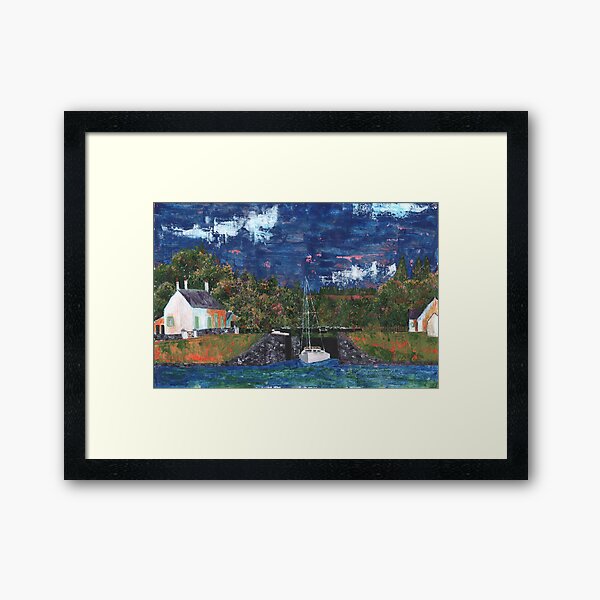 Loch on the Crinan Canal Framed Art Print