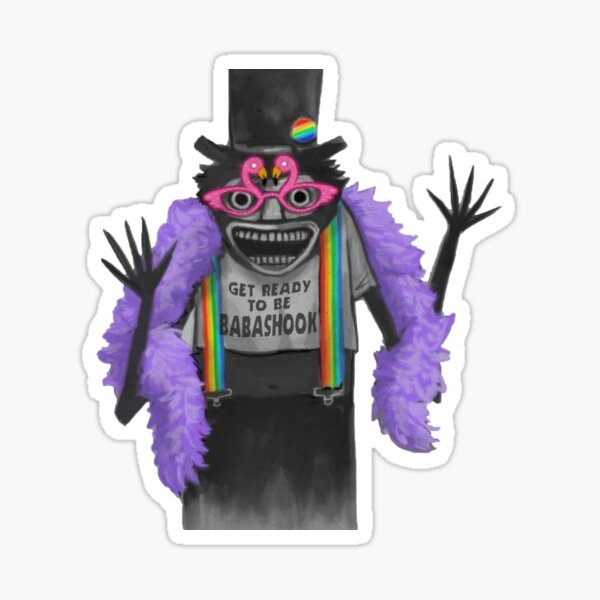 Vista previa del artículo con la obra «La B significa Babadook», diseñado y vendido por TheBlankVerse.