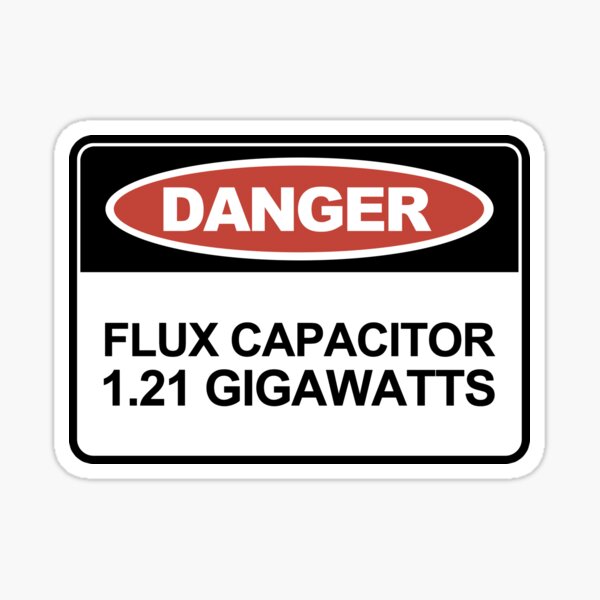 1.21 gigawatts?! Sticker