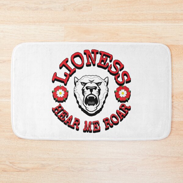 Item preview, England Lioness Hear Me Roar Female Lion Football Design designed and sold by TrulyEpoque.