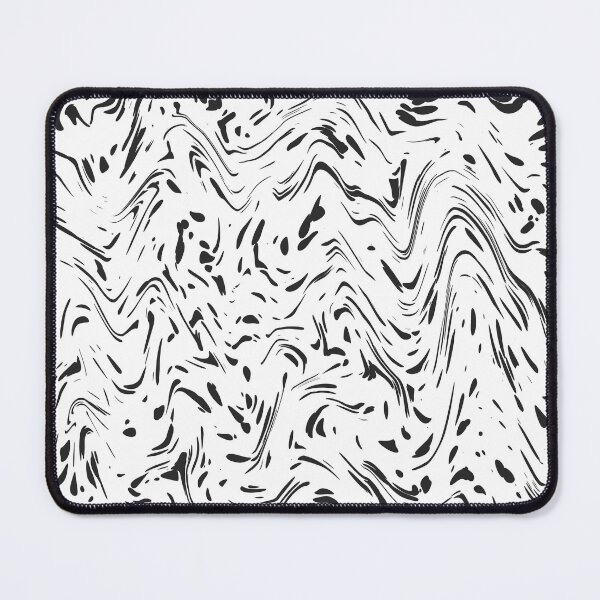 Item preview, Modern Black White Dots Wavy Lines Abstract Design designed and sold by InovArtS.
