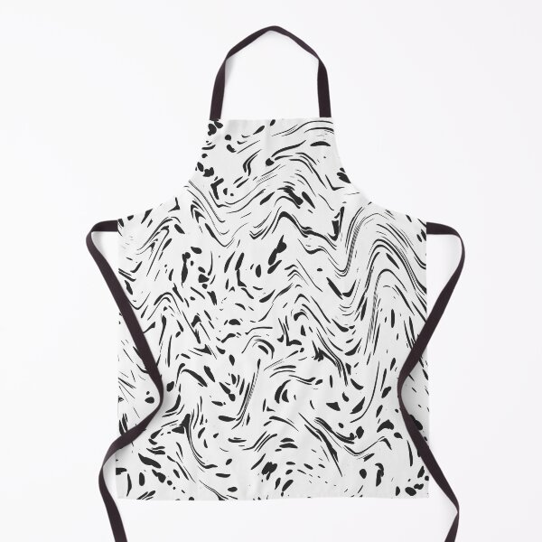 Item preview, Modern Black White Dots Wavy Lines Abstract Design designed and sold by InovArtS.