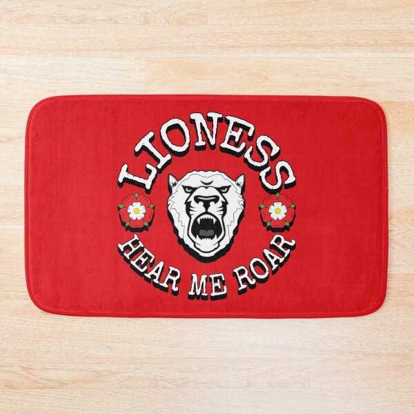 Item preview, Cool England Lioness Hear Me Roar Female Lion Football Design designed and sold by TrulyEpoque.