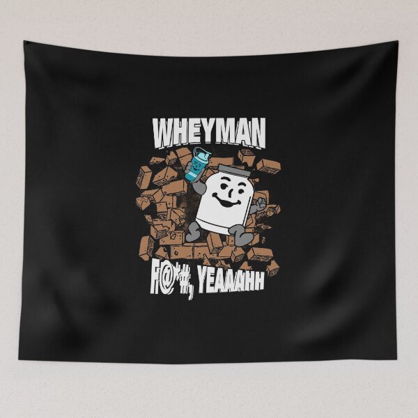 Item preview, Whey Man- Anime Workout Motivational designed and sold by gohanflex.