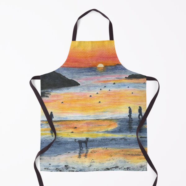 Item preview, A Sunset Walk on Porth Diana designed and sold by LymphomaLass.