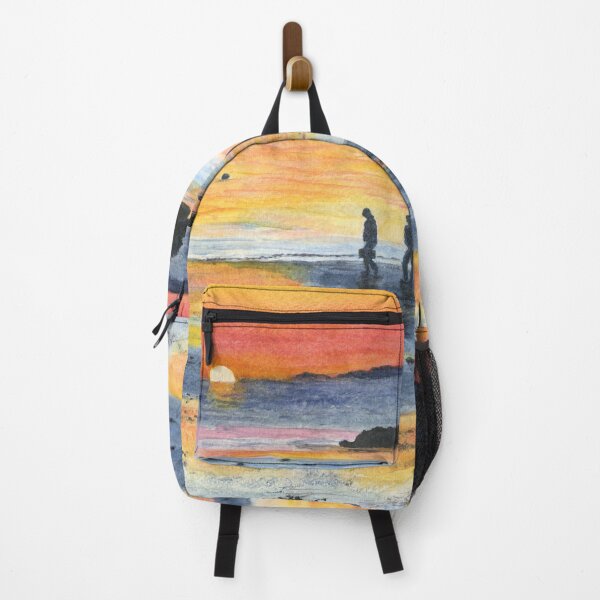 Item preview, A Sunset Walk on Porth Diana designed and sold by LymphomaLass.