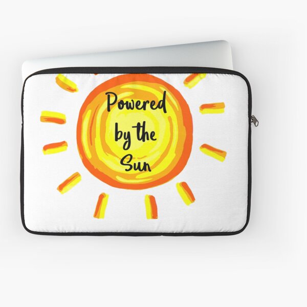 Powered by the Sun Laptop Sleeve