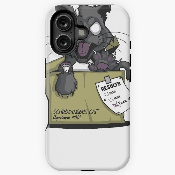 Vista previa del artículo con la obra «El gato de Schrödinger», diseñado y vendido por xanti.