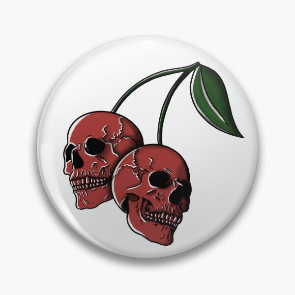 Item preview, Red Cherry Skulls designed and sold by AlegriaGrey.
