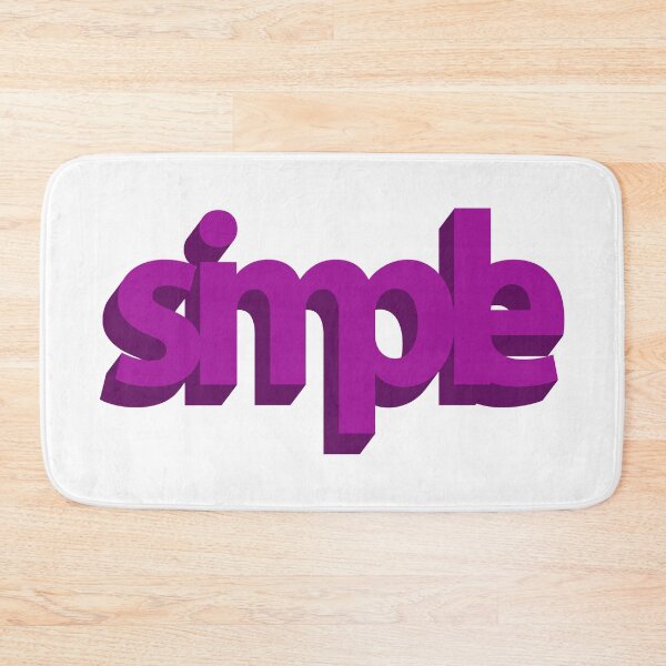 Item preview, Simple (3D purple) designed and sold by FattoAMano.