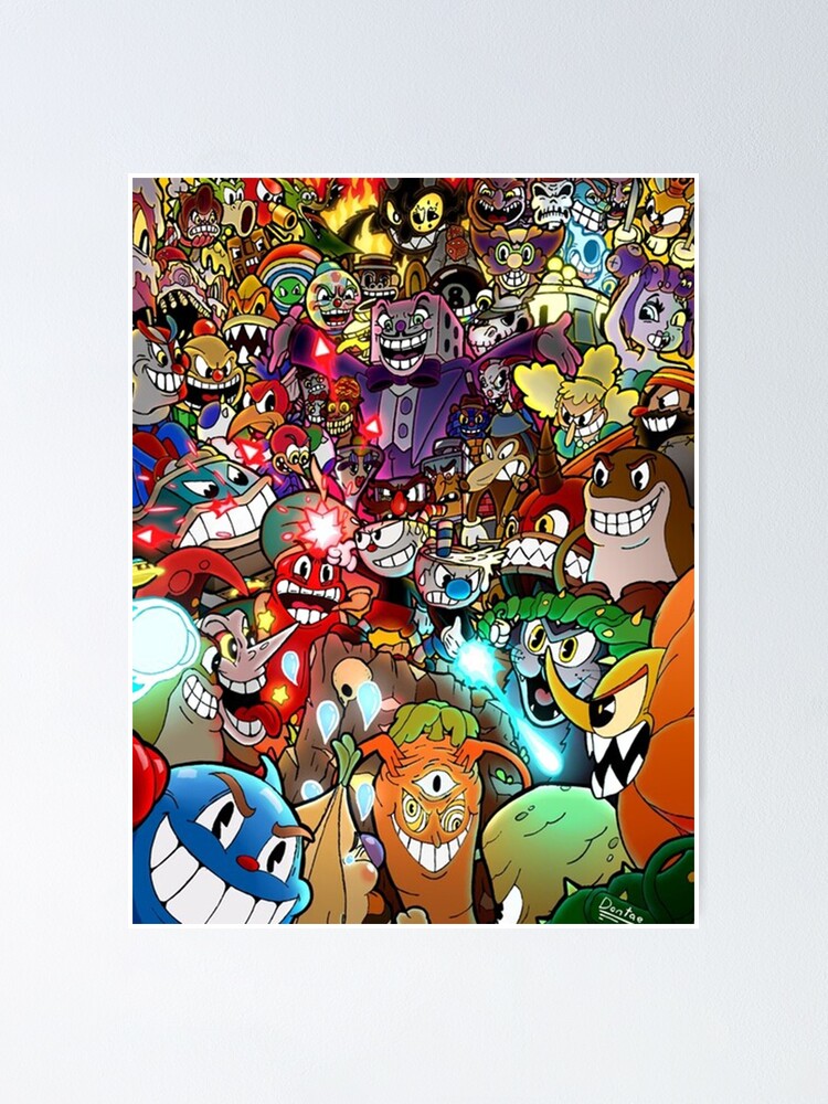 Cuphead Poster For Sale By Joycecon Redbubble