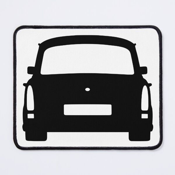 Item preview, Trabant 601S rearview black silhouette designed and sold by EdimDesign.