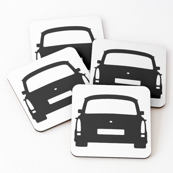 Item preview, Trabant 601S rearview black silhouette designed and sold by EdimDesign.