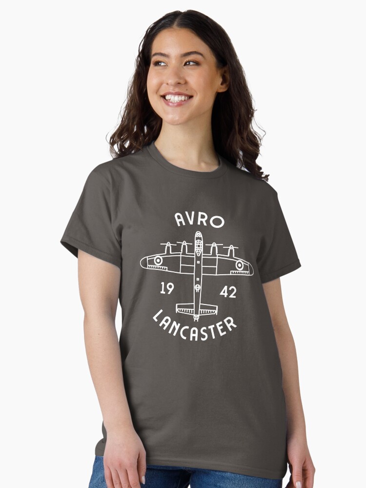 Thumbnail 1 of 7, Classic T-Shirt, Avro Lancaster designed and sold by Aeronautdesign.