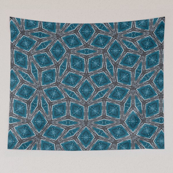 Item preview, Forged By The Sea Ocean Tessellation Art 19 designed and sold by Shape-And-Color.