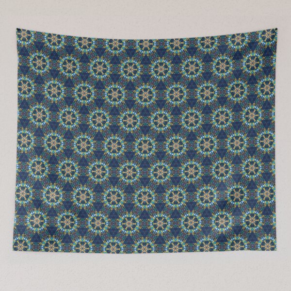 Item preview, Forged By The Sea Ocean Tessellation Art 15 designed and sold by Shape-And-Color.