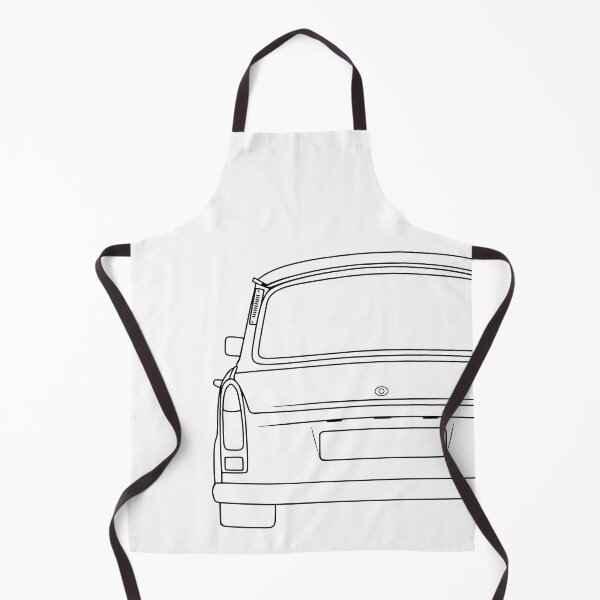 Item preview, Trabant 601S rearview black lines designed and sold by EdimDesign.