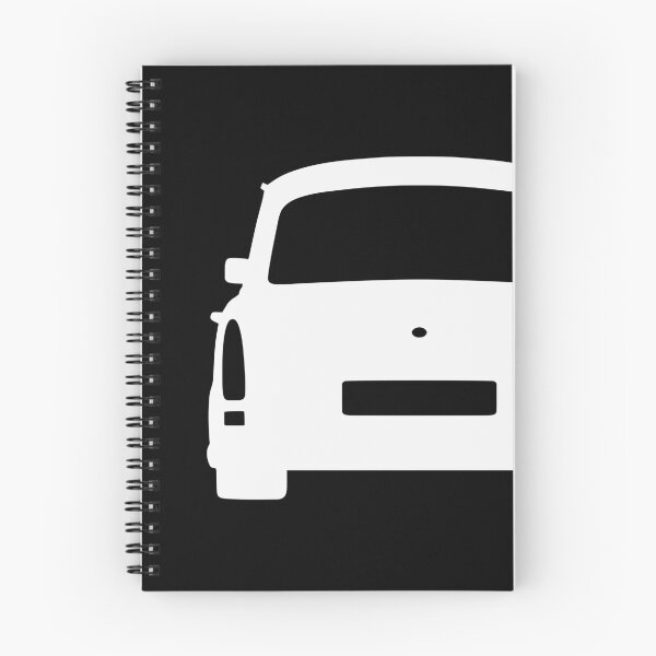 Item preview, Trabant 601S rearview white silhouette designed and sold by EdimDesign.
