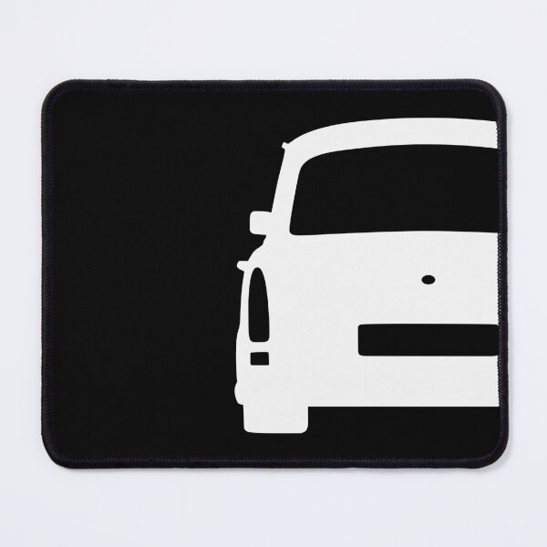 Item preview, Trabant 601S rearview white silhouette designed and sold by EdimDesign.