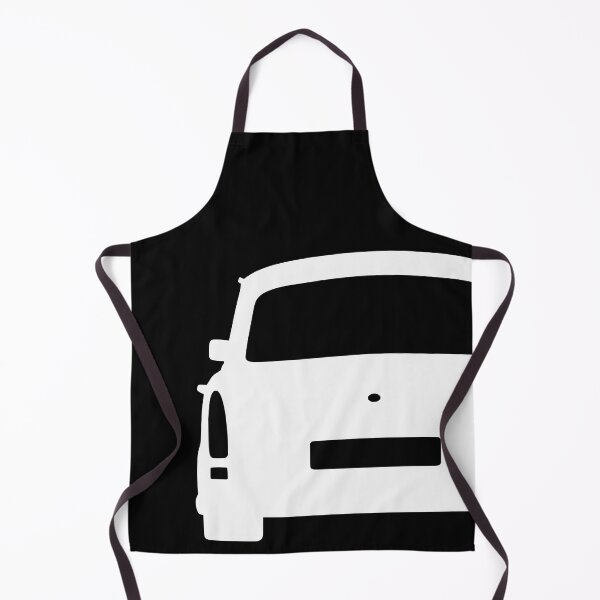 Item preview, Trabant 601S rearview white silhouette designed and sold by EdimDesign.