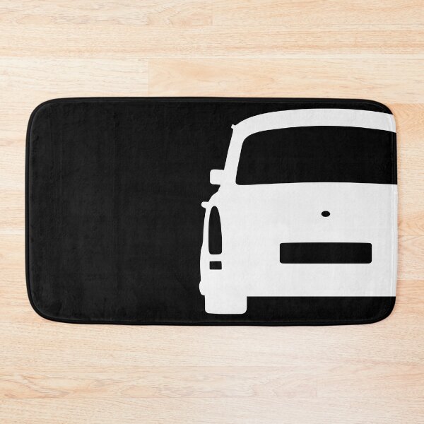 Item preview, Trabant 601S rearview white silhouette designed and sold by EdimDesign.
