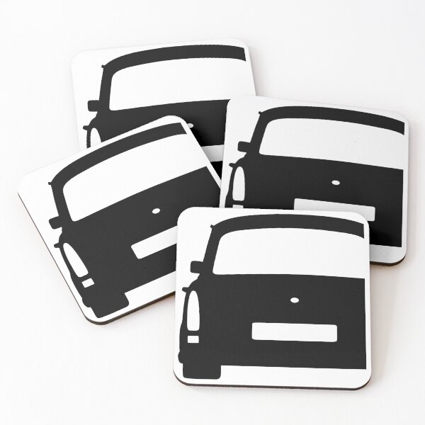 Item preview, Trabant 601S rearview black silhouette designed and sold by EdimDesign.
