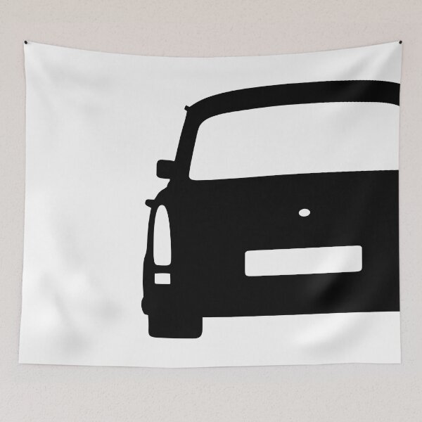 Item preview, Trabant 601S rearview black silhouette designed and sold by EdimDesign.