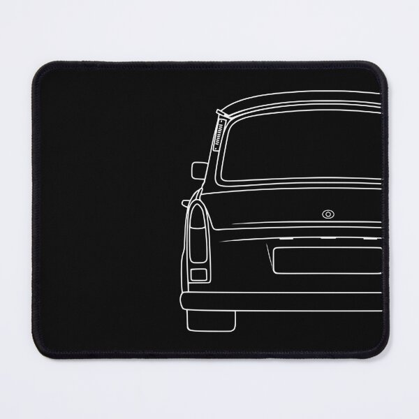 Item preview, Trabant 601S rearview white lines designed and sold by EdimDesign.