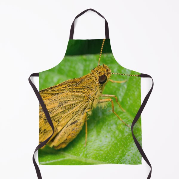 Item preview, Unique and organic photo of a yellow skipper (butterfly) designed and sold by AvonPerception.