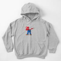 Sudadera con capucha para niños Dabbing super mario