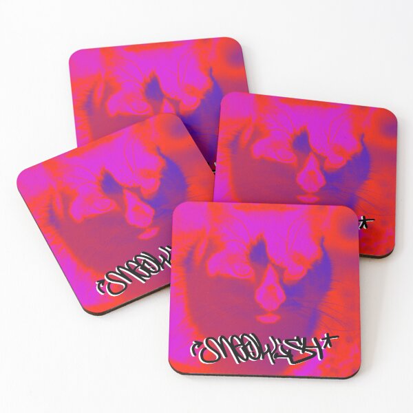 Item preview, Meowish / Logo - Bobette - Edition High Life ( Red Pink Sea Version) designed and sold by Brazz Official.