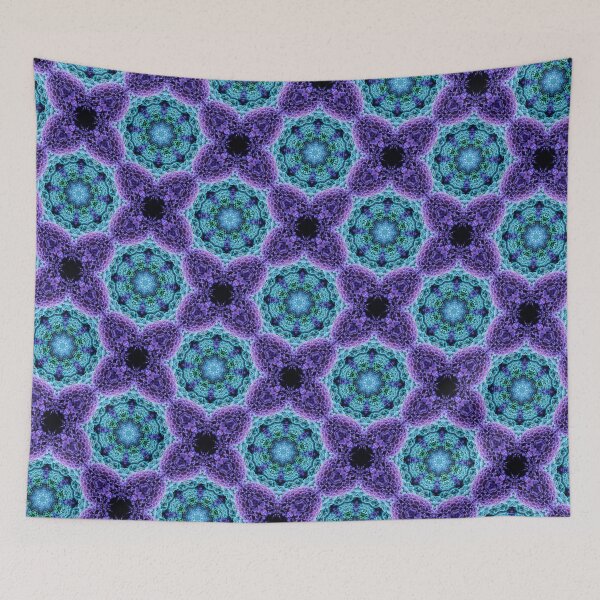 Item preview, Forged By The Sea Ocean Tessellation Art 2 designed and sold by Shape-And-Color.