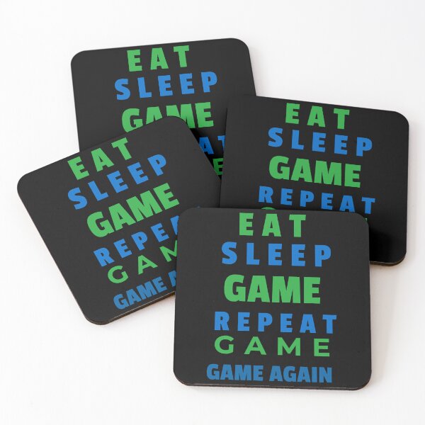 Item preview, Eat Sleep Game Repeat designed and sold by BoyOhBoyGift.