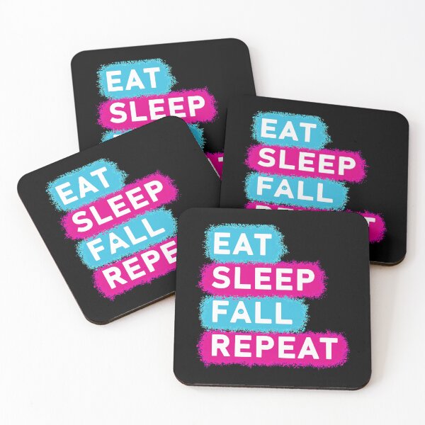 Item preview, Eat, Sleep, Fall, and Repeat designed and sold by BoyOhBoyGift.