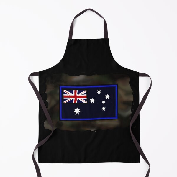 Item preview, AUSTRALIAN FLAG ON NIGHT CAMO designed and sold by THE AMERICAN TEEVANGELIST.